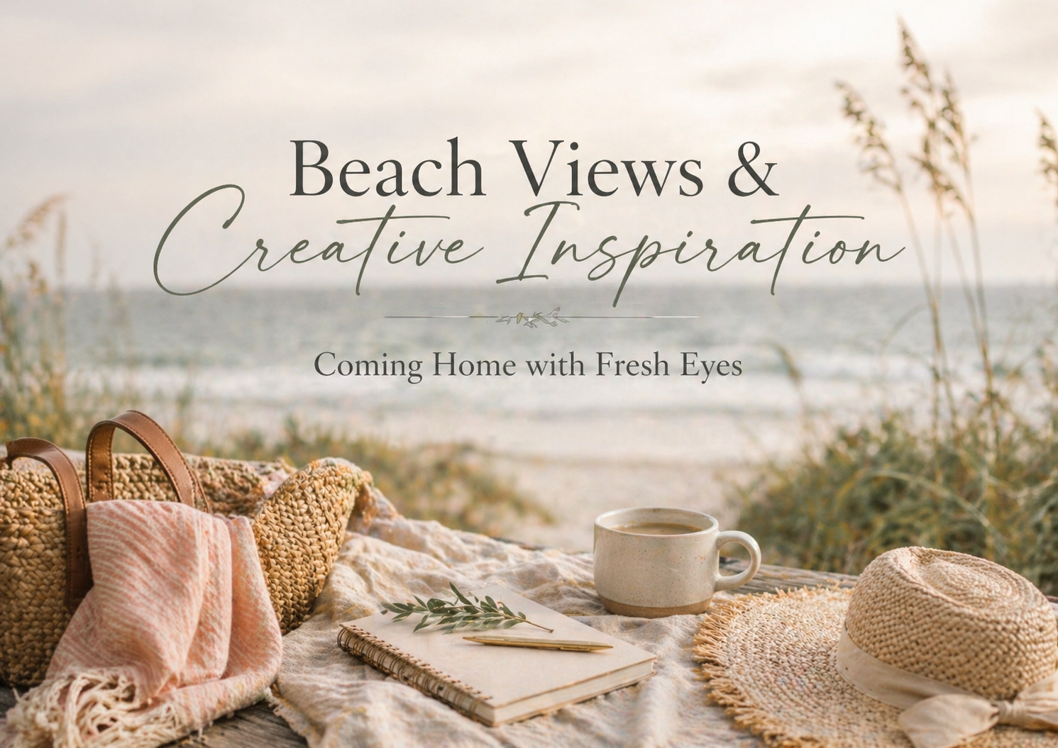 Beach Views, Creative Inspiration, and Coming Home with Fresh Eyes