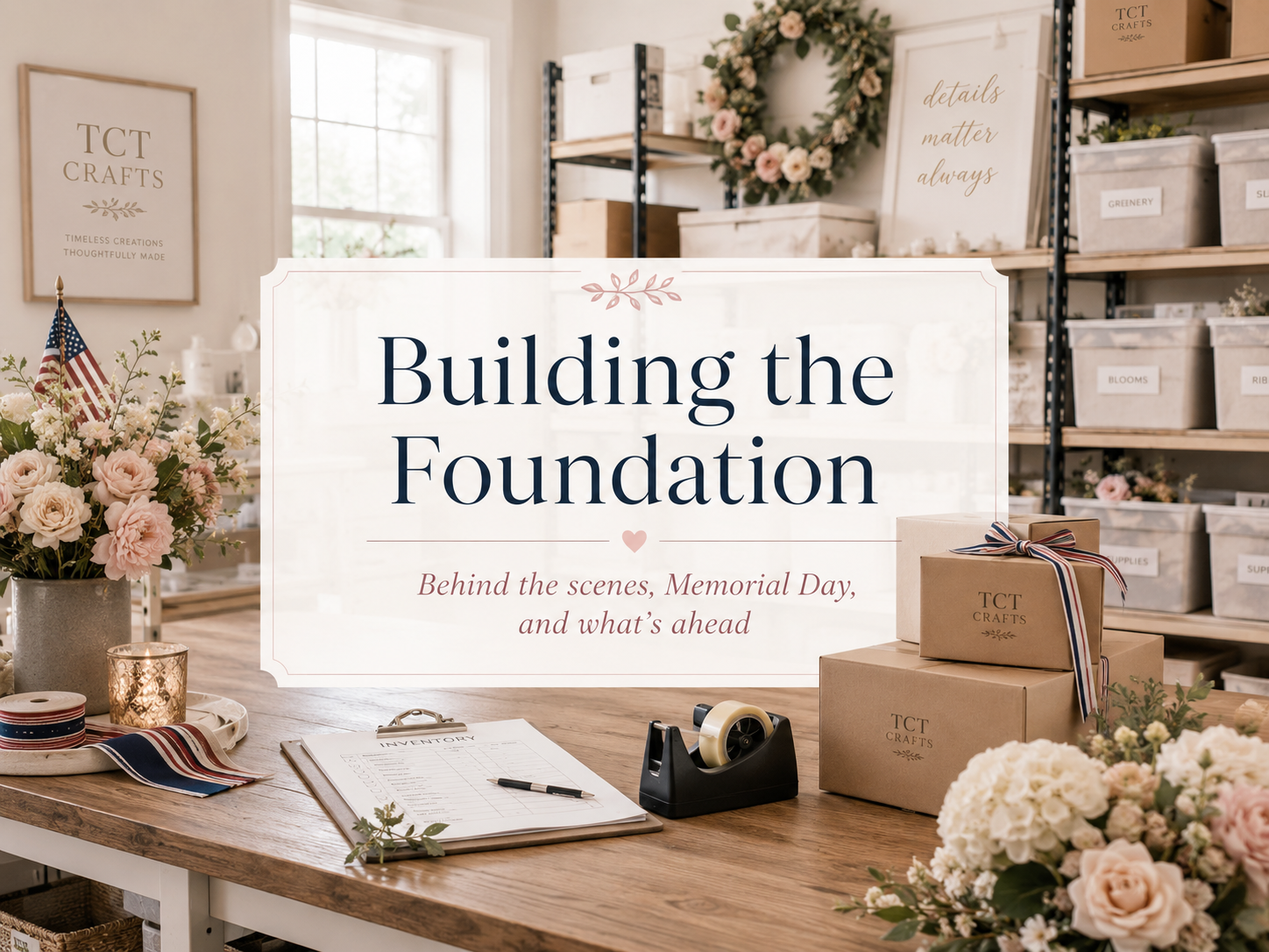 Building the Foundation: Behind the Scenes, Memorial Day, and What’s Ahead